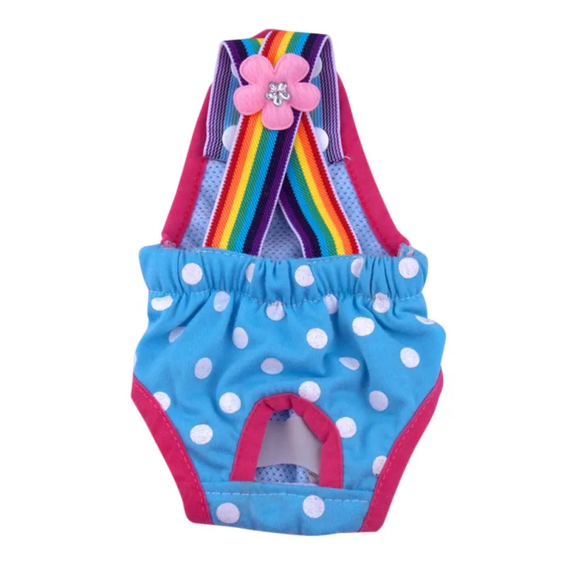 Dots Female Dog Shorts Diaper Underwear Cotton For Dogs
