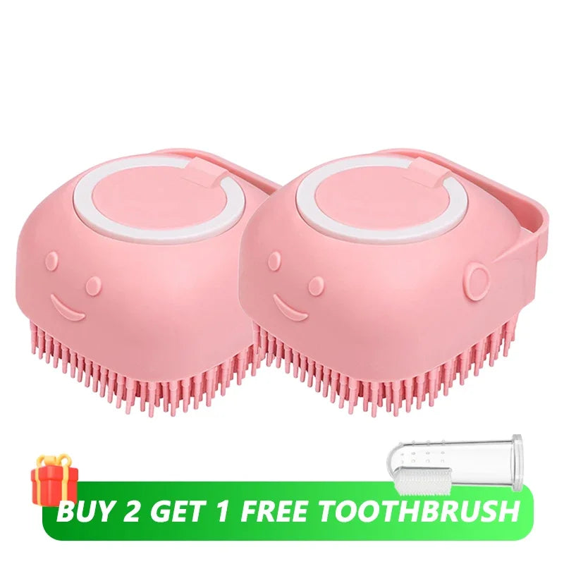 Choice Pet Bath Brush Silicone Shampoo Brush Dog Grooming