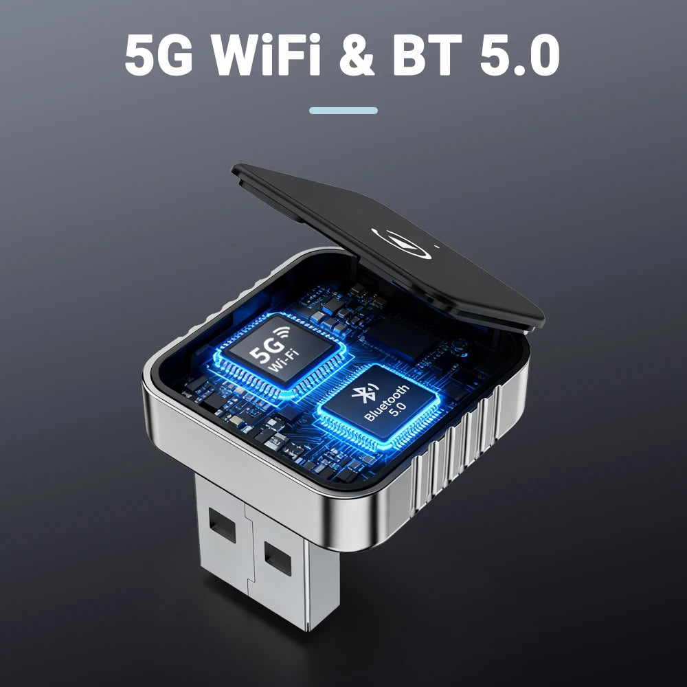 XUDA 2 In 1 Wired To Wireless CarPlay Android Auto Adapter