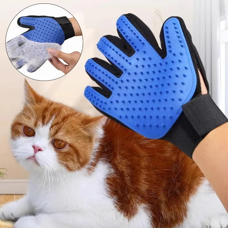 Choice Cat Hair Removal Gloves For Pet Grooming Massage