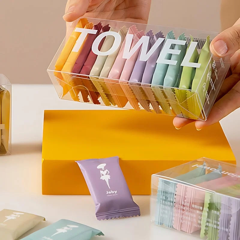 Disposable Facial Towels 100 Cotton Portable Packs Travel