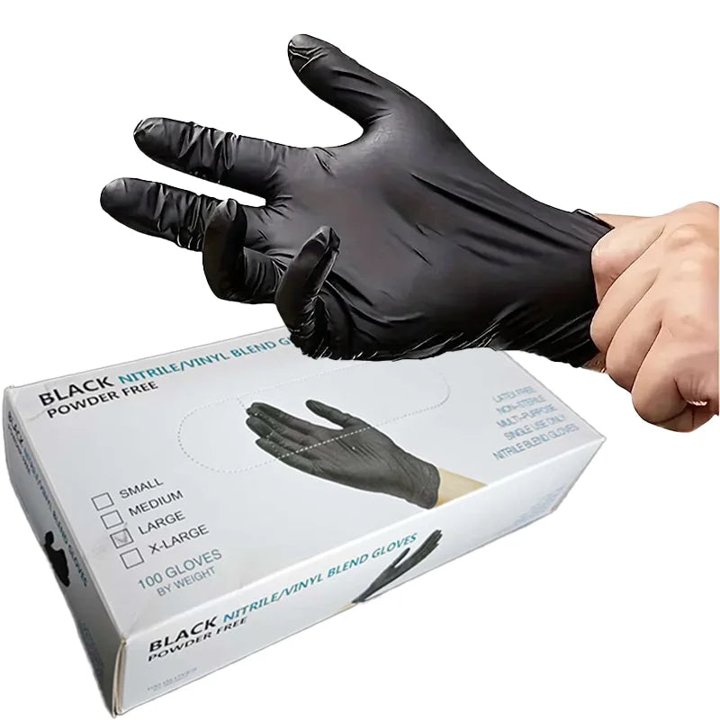 Hign-concerned Nitrile Kitchen Gloves 100Pcs Tear Resistant