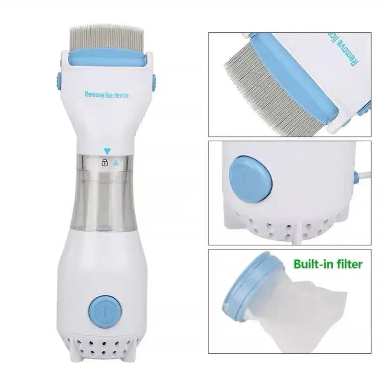 SMHXIANGQIANJIN Electric Lice Grabber Comb for Dogs Cats