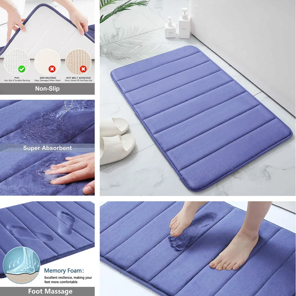 Zhejiang CN Memory Foam Bath Mat Non Slip Rug Bathroom
