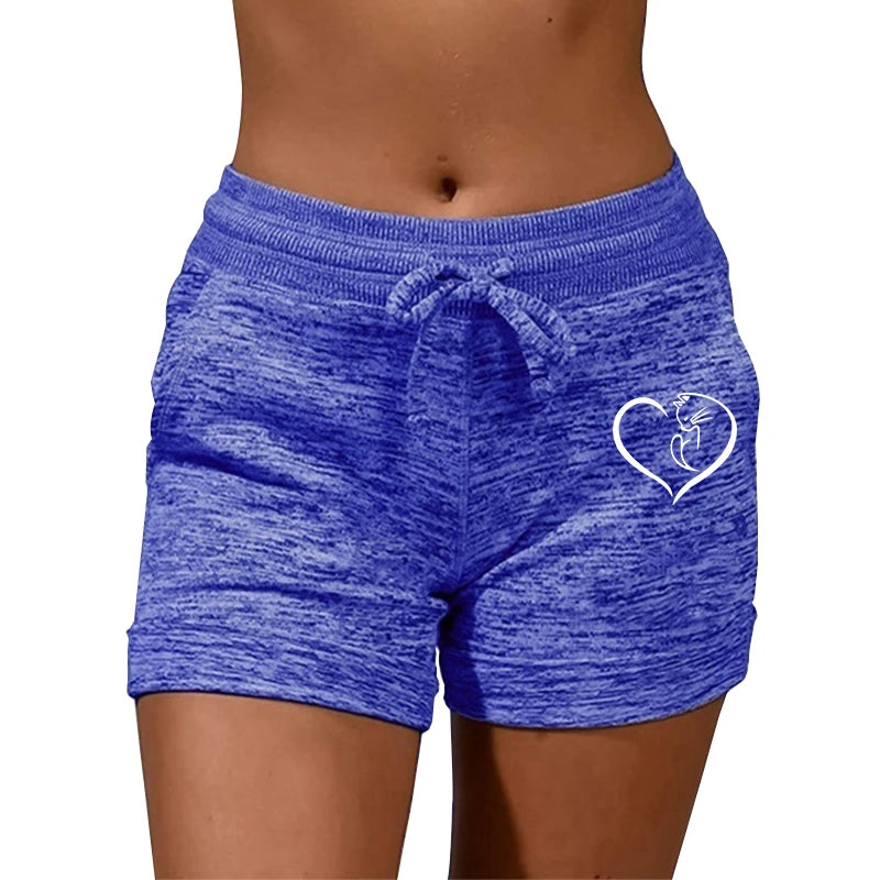 FujianChoice Summer Women Shorts High Waist Casual Sport