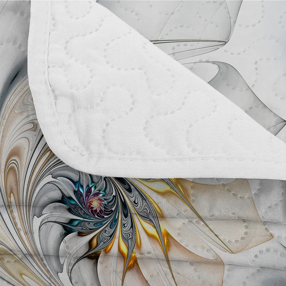 Craft Of Weaving Floral Quilt Set Bedding Durable Breathable