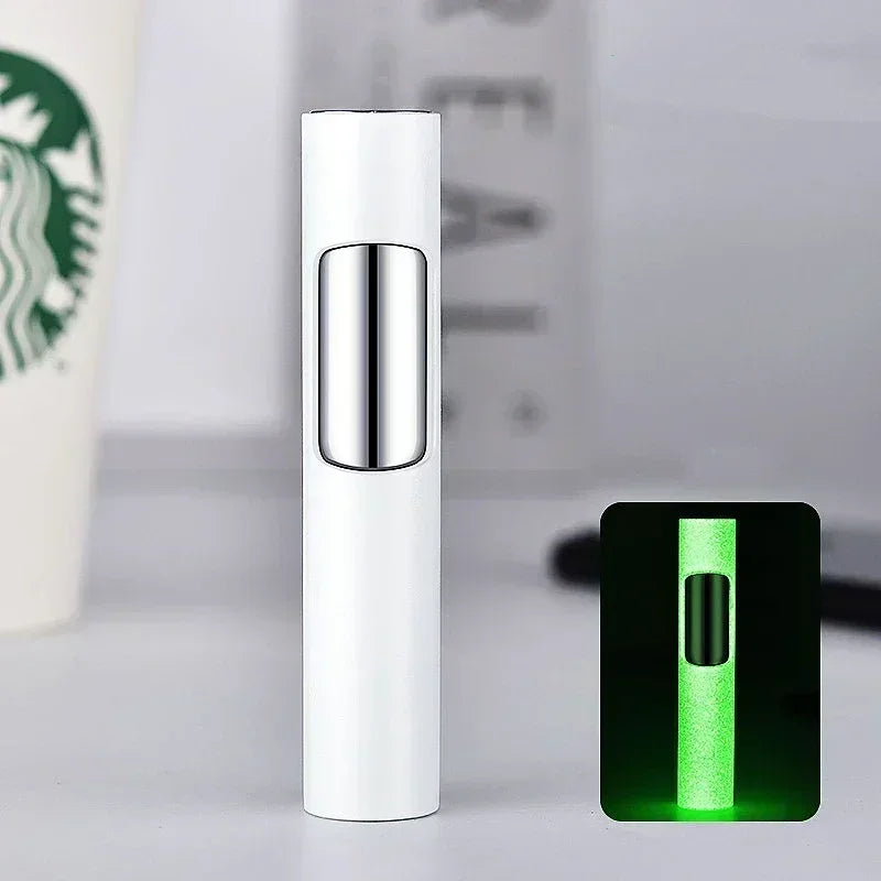New Torch Luminous Lighter Jet Cigarette Cigar Accessories Pen Airbrush Butane Refill Metal Windproof LighterGadget gift for men