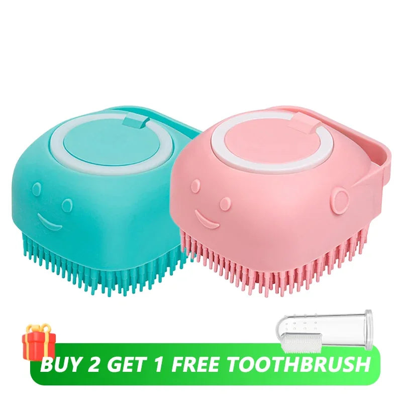 Choice Pet Bath Brush Silicone Shampoo Brush Dog Grooming