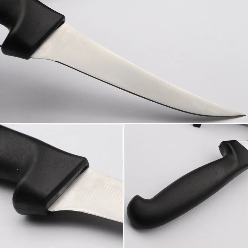 6PCS Stainless Steel Handmade Forged Multipurpose Knife Professional Kitchen Cleaver Meat Boning Slicing Cooking Fruit Knife