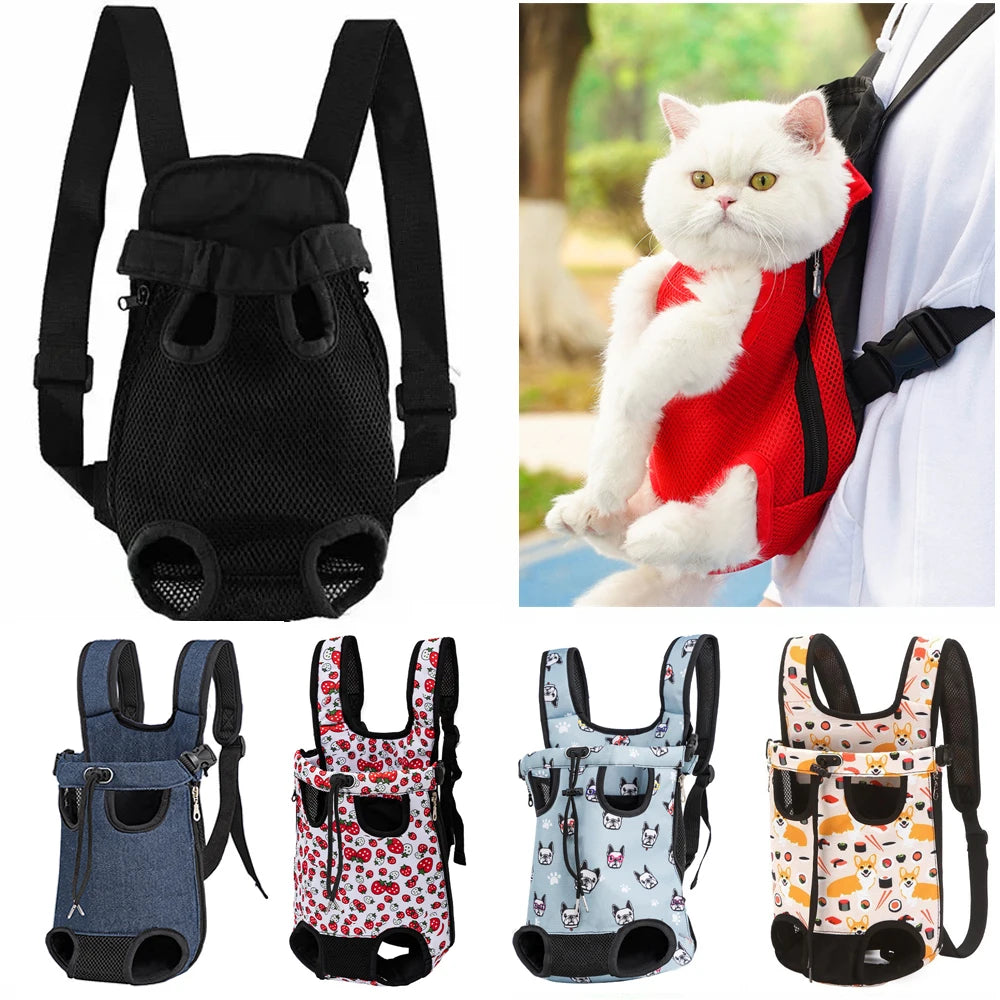 Breed Adjustable Cat Carrier Backpack For Travel And Hiking