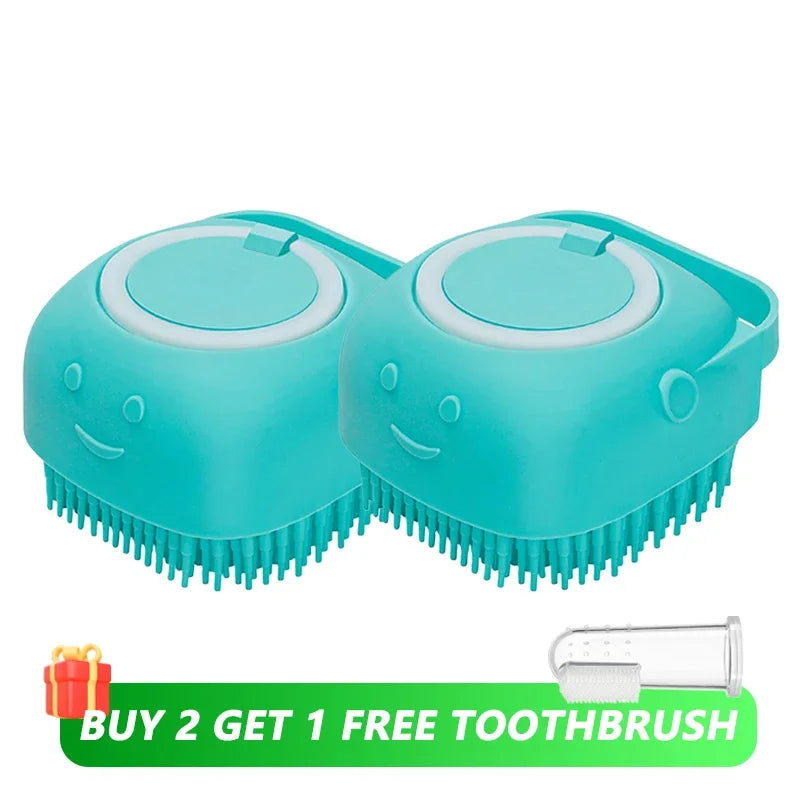 Choice Pet Bath Brush Silicone Shampoo Brush Dog Grooming