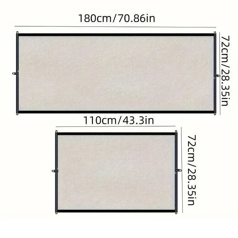 Heavy Duty Dog Barrier Fence With Hooks For Indoor Outdoor