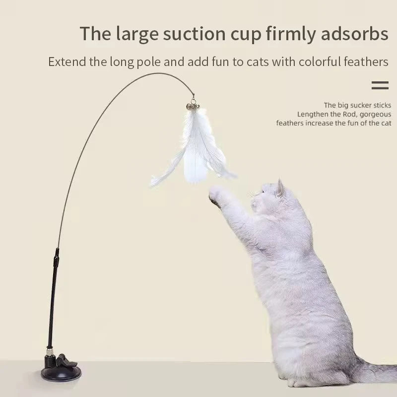 CN Guangdong Interactive Cat Toy Handfree Wand Teaser