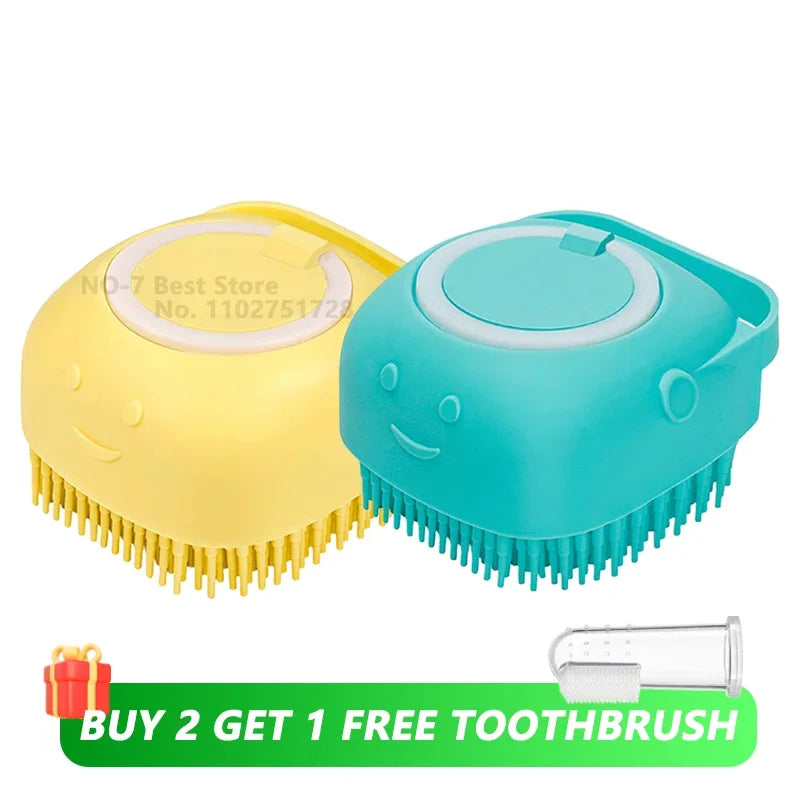 Choice Pet Bath Brush Silicone Shampoo Brush Dog Grooming