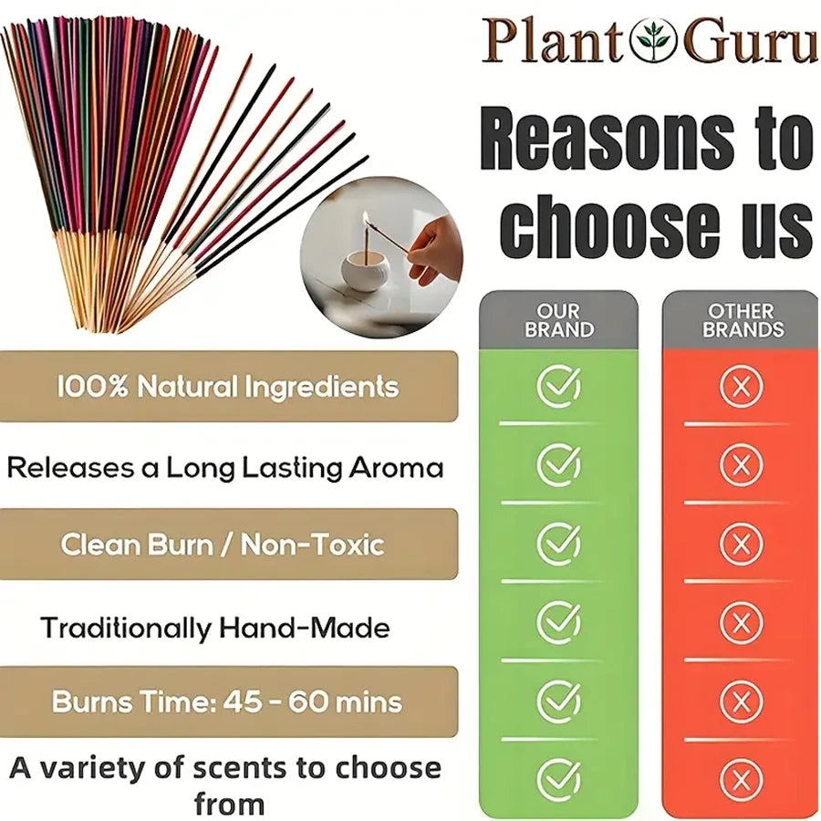 Choice Aromatherapy Incense Sticks Lavender Jasmine Sakura