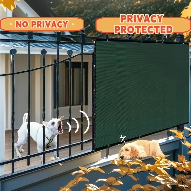 4ft/5ft/6ft/7ft Fence Privacy Screen, Heavy Duty Privacy Fence Screen, Outdoor Shade Cloth Mesh Barrier, Cable Zip Ties Included