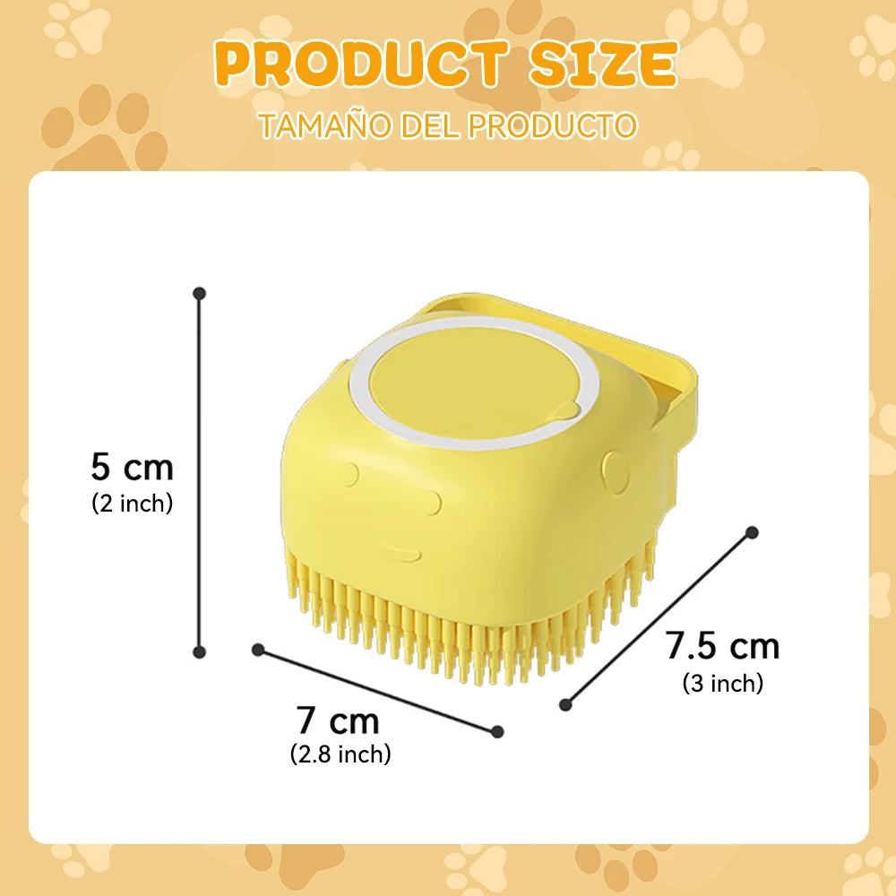 Choice Pet Bath Brush Silicone Shampoo Brush Dog Grooming
