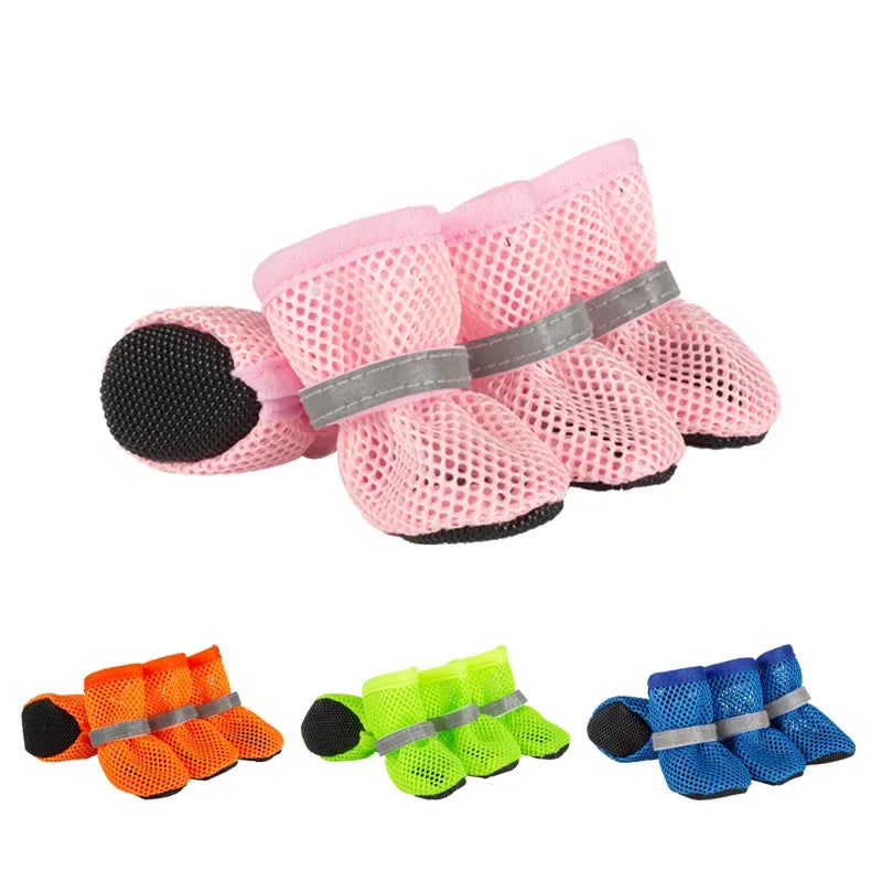 HANNAHCN Dog Boots Non Slip Breathable Wear Resistant
