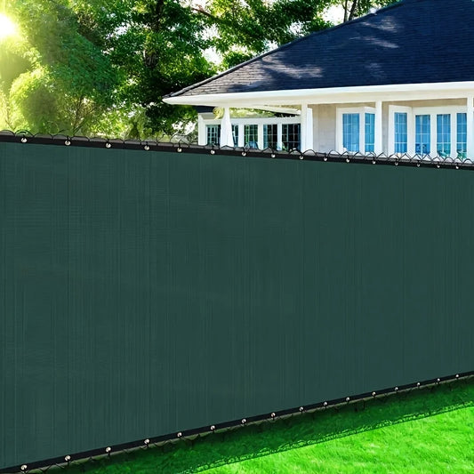 4ft/5ft/6ft/7ft Fence Privacy Screen, Heavy Duty Privacy Fence Screen, Outdoor Shade Cloth Mesh Barrier, Cable Zip Ties Included