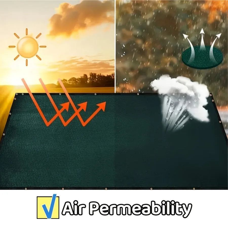 4ft/5ft/6ft/7ft Fence Privacy Screen, Heavy Duty Privacy Fence Screen, Outdoor Shade Cloth Mesh Barrier, Cable Zip Ties Included