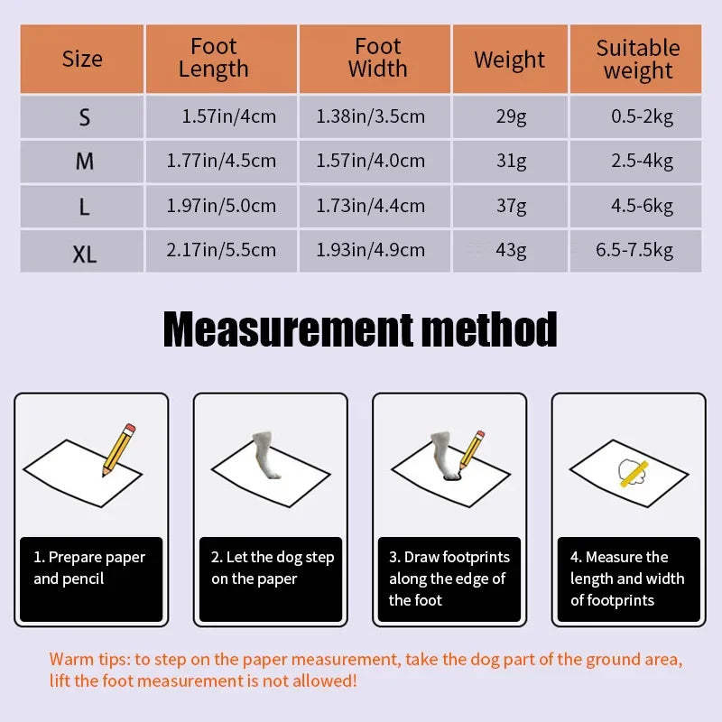 HANNAHCN Dog Boots Non Slip Breathable Wear Resistant