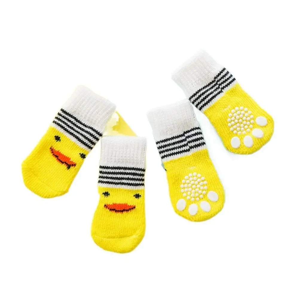 PERNEAKYCN Anti Slip Pet Socks Cats Dogs Wool Winter Warm