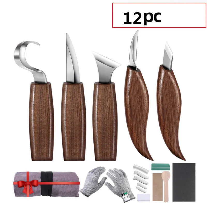 ASDTODWChoice Wood Carving Tools Chisel Set For Carving And Woodworking DIY Peeling Kit
