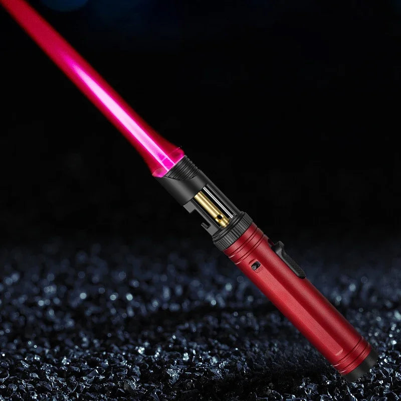 Large Capacity Outdoor Multifunctional Lighter, Bottle Opener Metal Windproof Turbine Camping Kitchen Gas Welding Gun Lighter