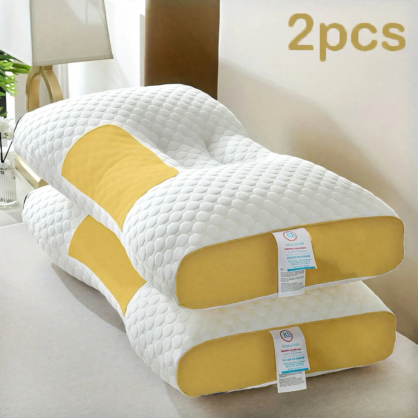 Zhejiang Knitted Massage Neck Pillow Ergonomic Orthopedic
