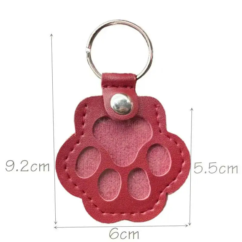 Choice Pet Hair Keepsake Keychain Leather Memorial Locket