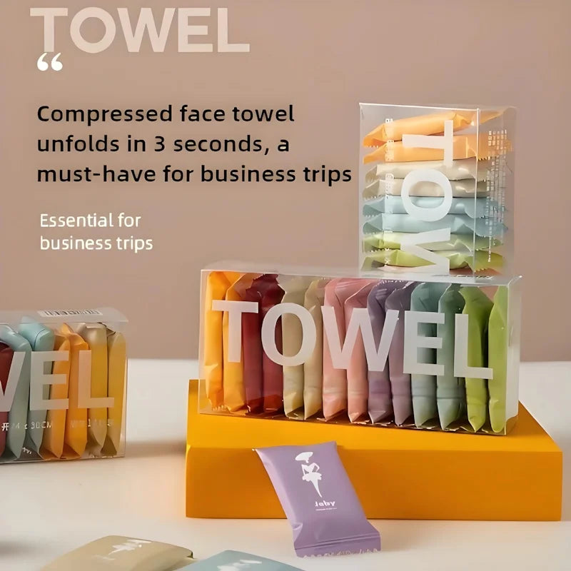 Disposable Facial Towels 100 Cotton Portable Packs Travel
