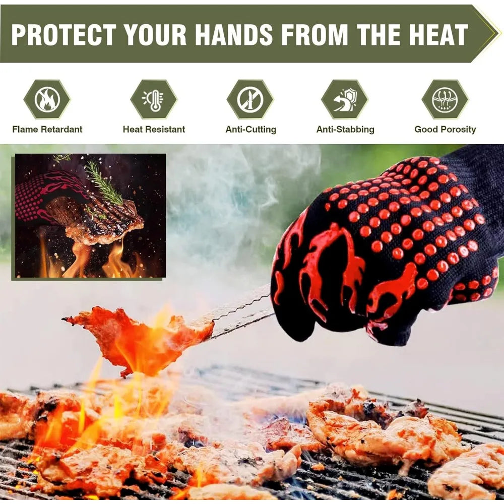 Bestfire Dual Fuel Propane Gas Charcoal Grill Combo Black Dual Lids, Flat Top Grill With 2 Side Shelves for BBQ, Outdoor and Bac