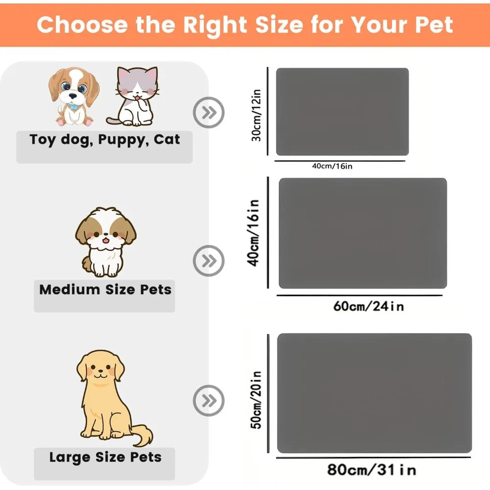 CN Zhejiang Pet Feeding Mat Absorbent For Dogs And Cats