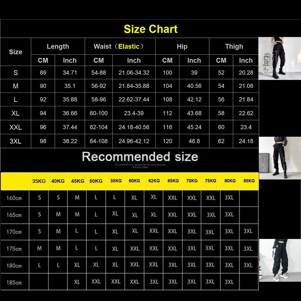 VikTacticalCN Women Cargo Pants High Waist Harem Jogger