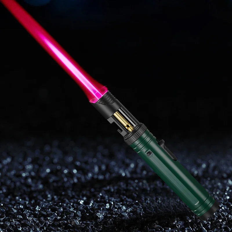 Large Capacity Outdoor Multifunctional Lighter, Bottle Opener Metal Windproof Turbine Camping Kitchen Gas Welding Gun Lighter