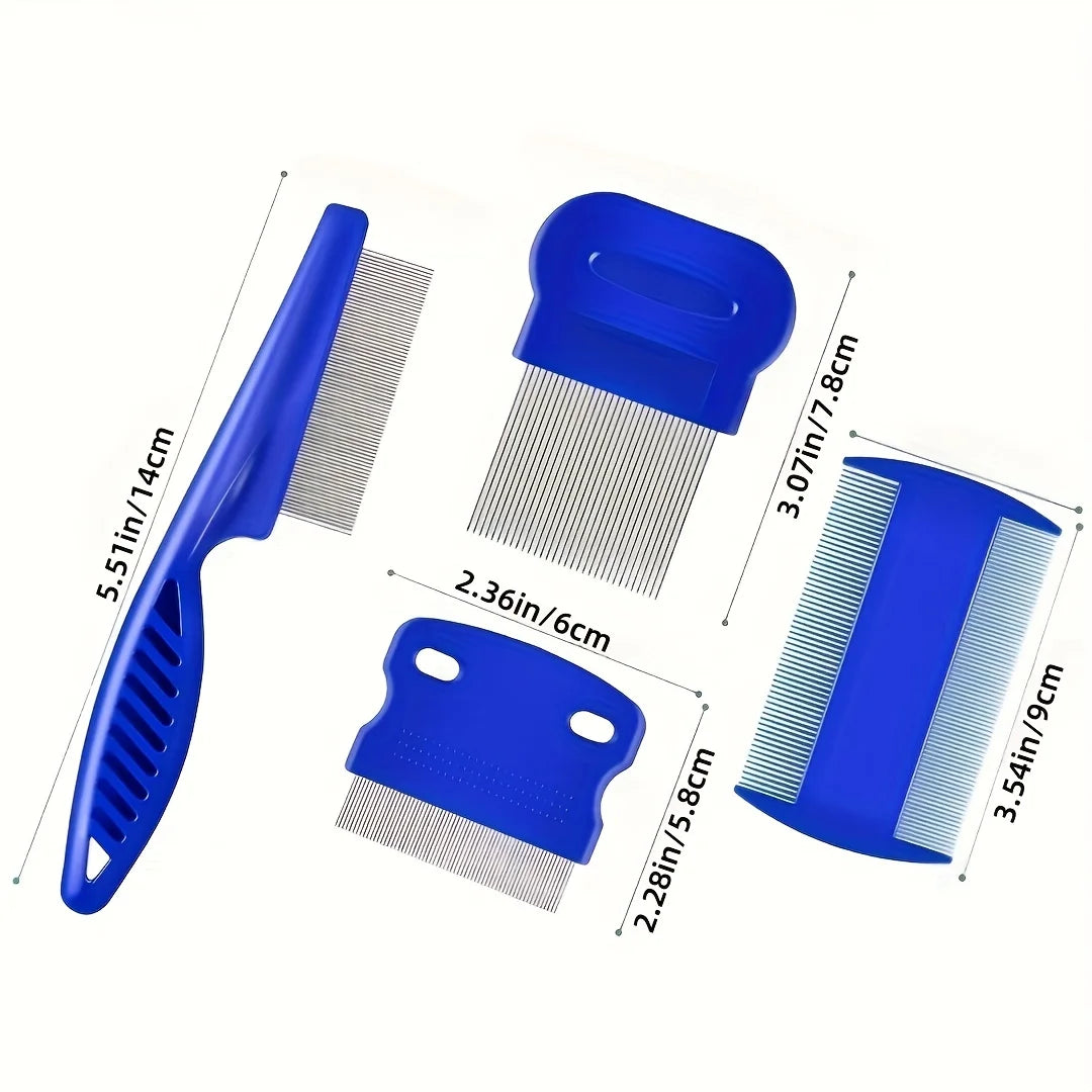 Hign-concerned Stainless Steel Flea and Lice Comb for Pets