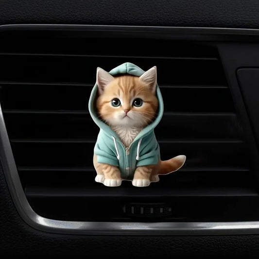 Choice Cute Cat Acrylic Car Vent Clip Aromatherapy Diffuser