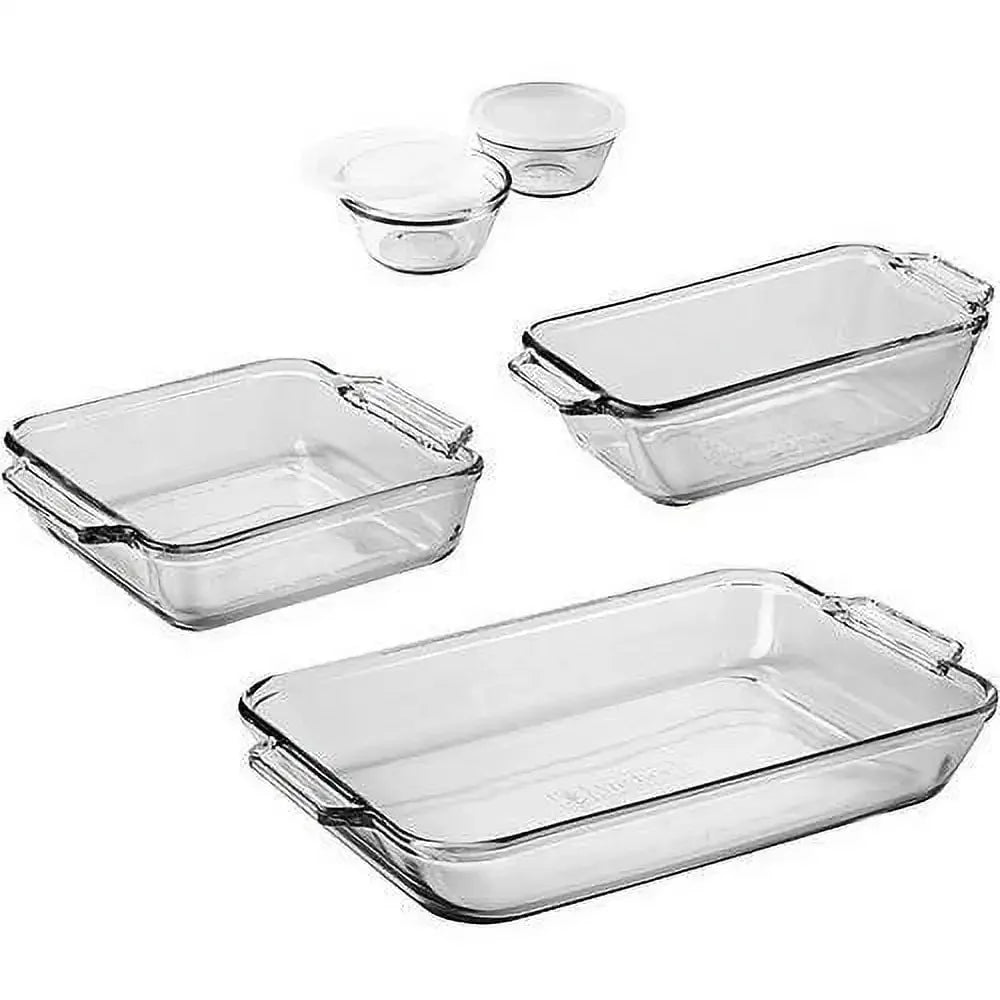 Hign Concerned Glass Bakeware Set 7 Piece Oven Safe