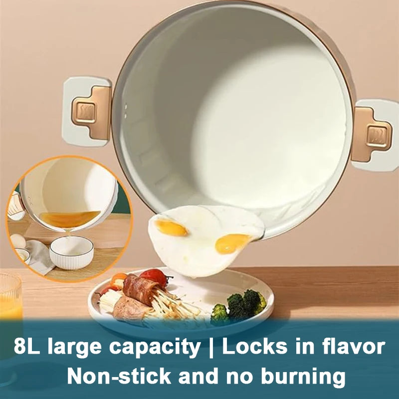 Feature Enamel Large Capacity Stew Pot Nonstick Cookware