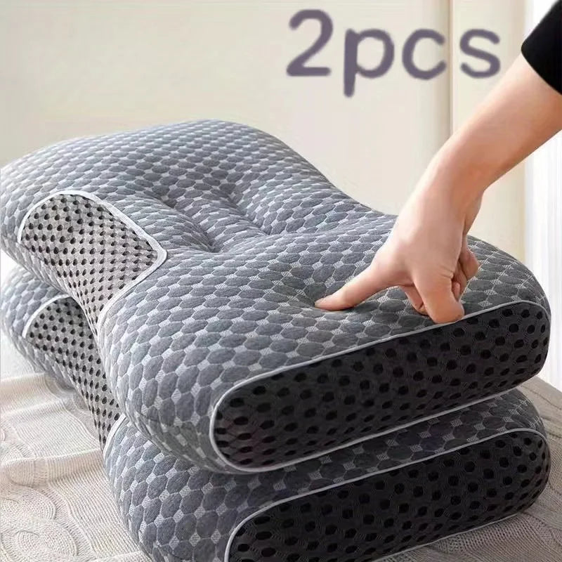 Zhejiang Knitted Massage Neck Pillow Ergonomic Orthopedic