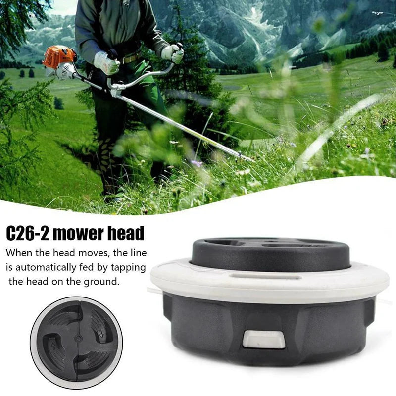 XMSJ Dual Line Grass Trimmer Head C26 2 For Stihl Autocut
