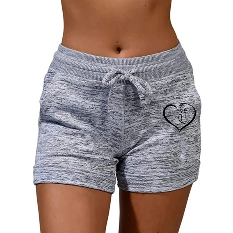FujianChoice Summer Women Shorts High Waist Casual Sport