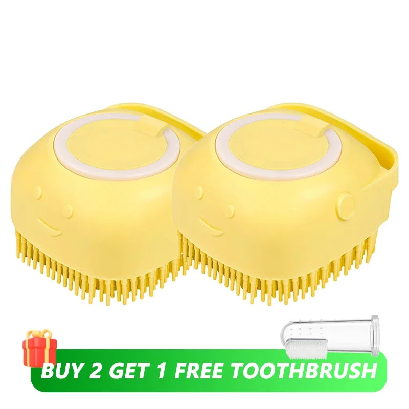 Choice Pet Bath Brush Silicone Shampoo Brush Dog Grooming
