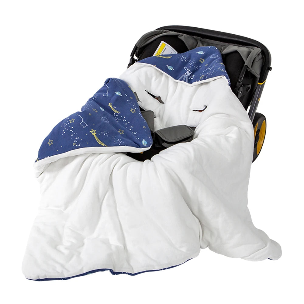 HOUSBAYCN Baby Wrap Blanket Hooded Windproof 0 To 12 Months