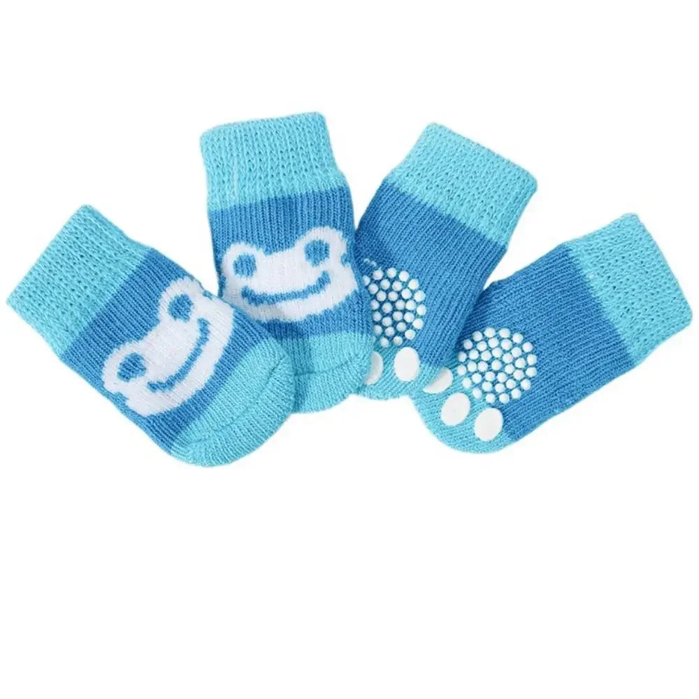 PERNEAKYCN Anti Slip Pet Socks Cats Dogs Wool Winter Warm