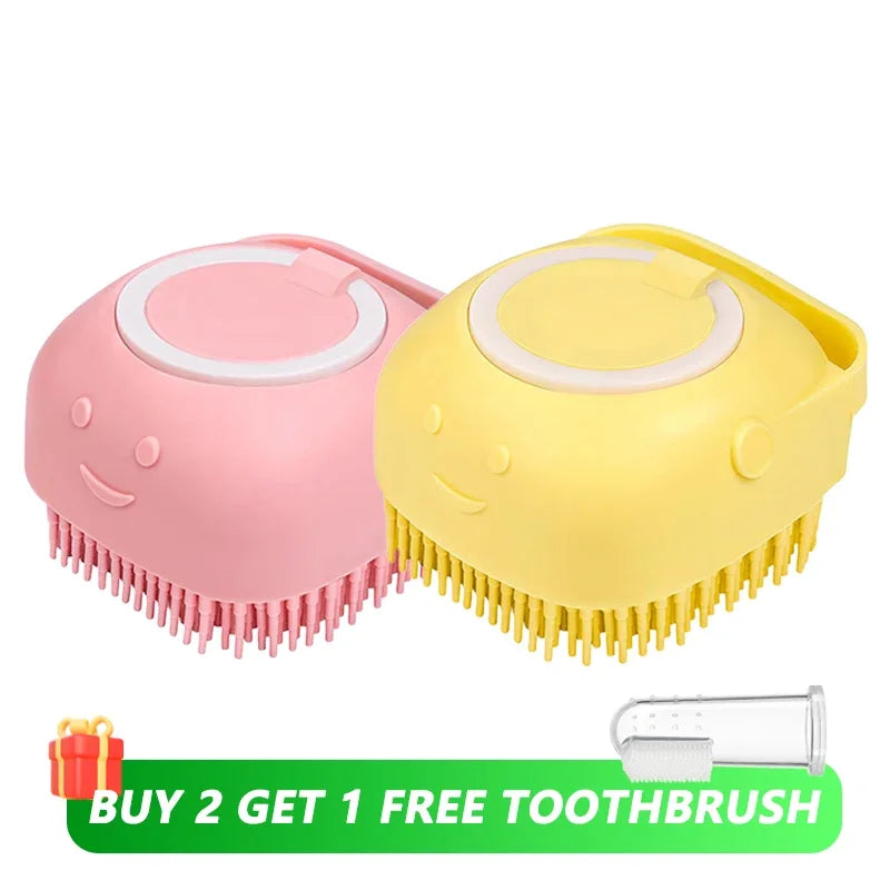 Choice Pet Bath Brush Silicone Shampoo Brush Dog Grooming