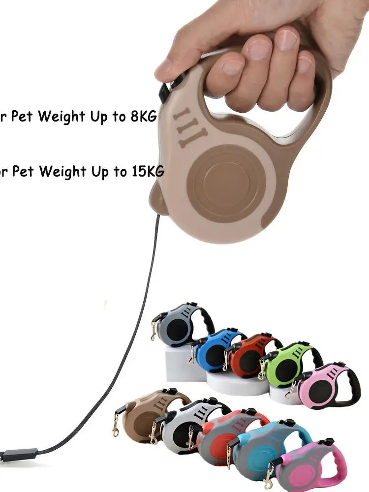 HolapetCN Retractable Dog Leash With ABS Case Nylon Harness