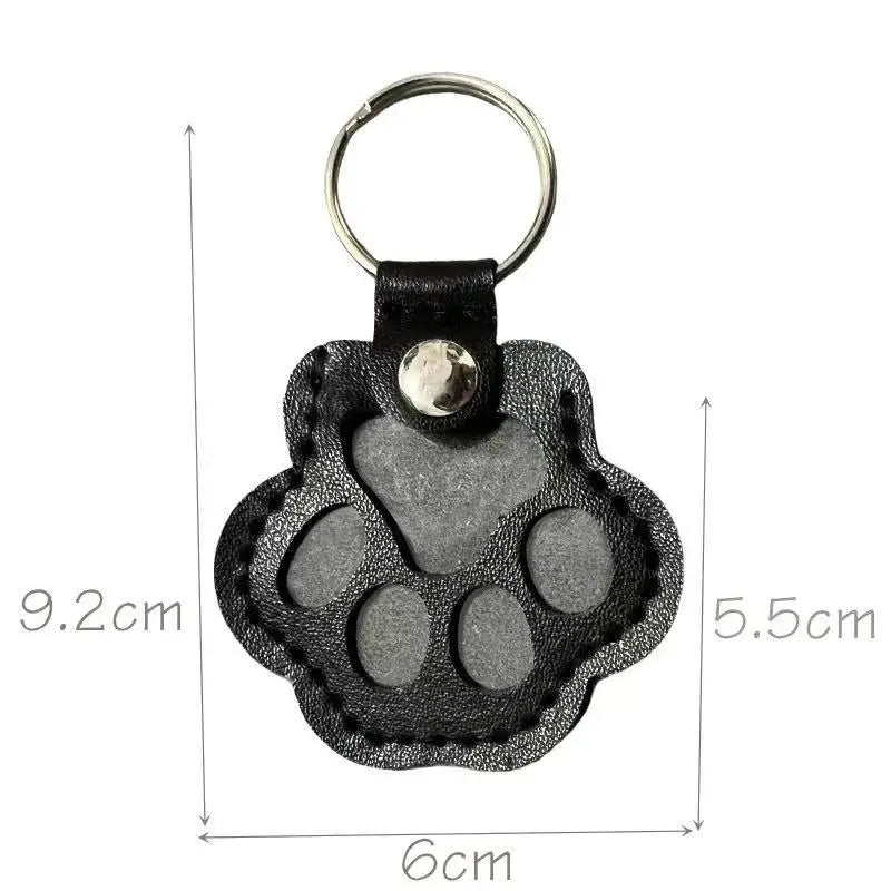 Choice Pet Hair Keepsake Keychain Leather Memorial Locket