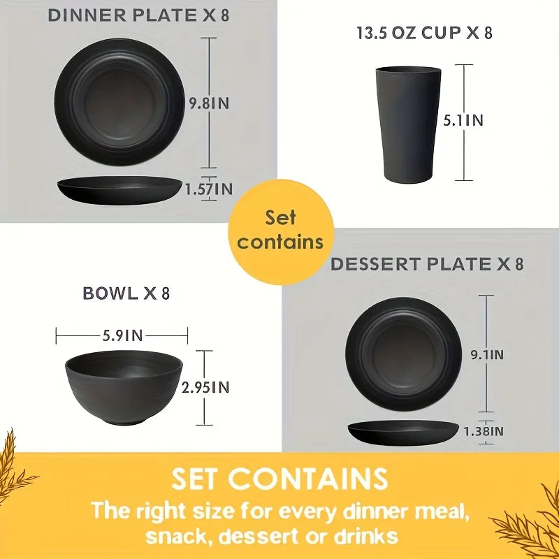 Ceramic Salad Mixing Bowls Set For Kitchen And Food Storage