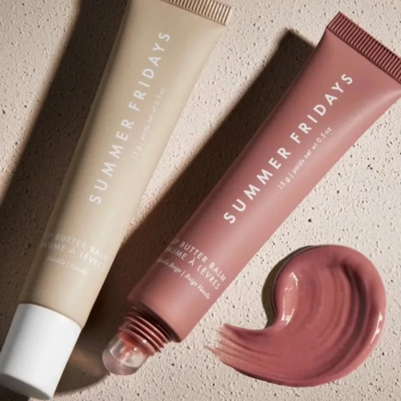 Summer Fridays Lip Balm Lip Gloss Vanilla Coffee Cake Scent